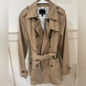 Banana Republic Tan Trench Coat with Belt